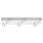 Suspension FIX MULTIPLE douille vintage E27 bagues - Pavillon rectangulaire 470 mm