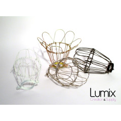 Lampe baladeuse  - 150/250V manche en bois de Cerisier avec interrupteur intégré