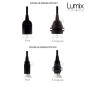 Cordon alimentation textile vert pour lampe ou récepteur petite puissance 2,5 A Cordon alimentation textile vert pour lampe ou récepteur petite puissance 2,5 A