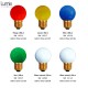 Specific spherical bulb for light garland IP44