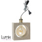 Lampe à poser en béton - douille métal style vintage E27