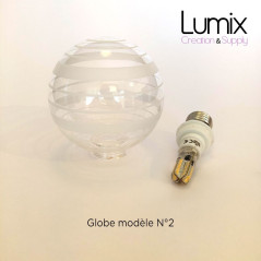Suspension multiple OCTOPUS 5 Globe décoratif interchangeable