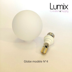 Suspension multiple OCTOPUS 5 Globe décoratif interchangeable