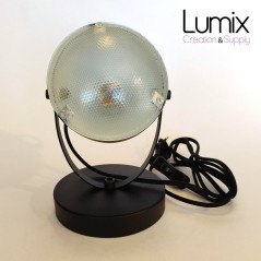 Retro spot en métal en applique ou lampe à poser