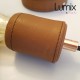 Pendant light 1 rose lamp and wooden and leather holder