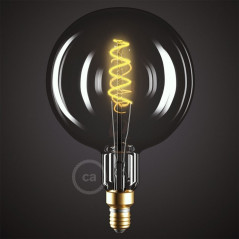 COMMANDE PRIVÉE - DEVIS D1181 + 3 AMPOULES GLOBES G200 LED VERRE TEINTÉ GRIS