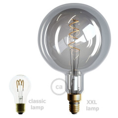 COMMANDE PRIVÉE - DEVIS D1181 + 3 AMPOULES GLOBES G200 LED VERRE TEINTÉ GRIS