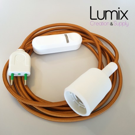 Silicone slippery lamp and light variable lamp - textile cable