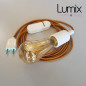 Lampe baladeuse douille silicone et variateur de lumière - câble textile