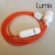 Silicone slippery lamp and light variable lamp - textile cable