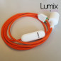 Lampe baladeuse douille silicone et variateur de lumière - câble textile