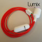 Lampe baladeuse douille silicone et variateur de lumière - câble textile