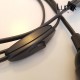 BLACK plastic cord for holder lamp E27 plastic