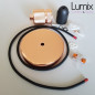 Kit complet pour montage d'une suspension simple métal avec douille moderne à bague Kit complet pour montage d'une suspension simple métal avec douille moderne à bague