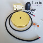 Kit complet pour montage d'une suspension simple métal avec douille moderne à bague Kit complet pour montage d'une suspension simple métal avec douille moderne à bague