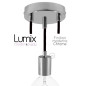 PRIVÉE - Suspension 3 lampes style moderne CHROME sur-mesure