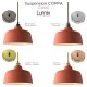 PRIVATE ORDER - 3 COPPA CLOCHE SUSPENSIONEN - ROSACE 3 OUTSIDE