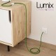 Câble textile 2 x 0,75 mm2 Vert Lime effet soie