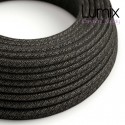 Câble textile 2 x 0,75 mm2 Lin anthracite