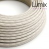 Câble textile d'alimentation 2 x 0,75 mm2 de couleur Rouge