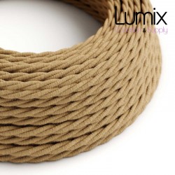 Câble textile d'alimentation 2 x 0,75 mm2 de JUTE