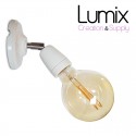 Lampe applique murale orientable porcelaine Jaune