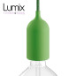 Luminaire Suspension sur-mesure étanche IP65 - Porte-Douille lisse Pastel silicone Luminaire Suspension sur-mesure étanche IP65 - Porte-Douille lisse Pastel silicone