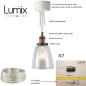 PRIVÉE - Suspension multiple sur-mesure - 7 lampes VT-7140-3735