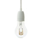 Suspension porcelaine 7 couleurs au choix avec câble textile couleur Suspension porcelaine 7 couleurs au choix avec câble textile couleur