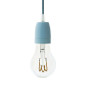 Suspension porcelaine 7 couleurs au choix avec câble textile couleur Suspension porcelaine 7 couleurs au choix avec câble textile couleur