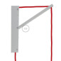 Système de fixation au mur réglable en bois pour lampe baladeuse Système de fixation au mur réglable en bois pour lampe baladeuse