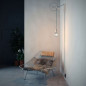 Système de fixation au mur réglable en bois pour lampe baladeuse Système de fixation au mur réglable en bois pour lampe baladeuse