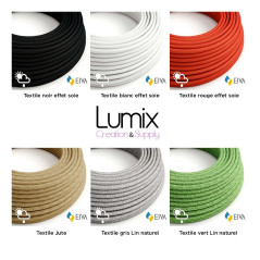 Lampe baladeuse à suspendre utilisable à l'extérieur - De 3 à 10 mètres de câble textile IP65