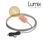 Lampe baladeuse à suspendre utilisable à l'extérieur - De 3 à 10 mètres de câble textile IP65
