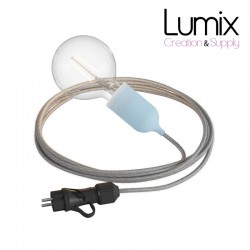 Lampe baladeuse à suspendre utilisable à l'extérieur - De 3 à 10 mètres de câble textile IP65