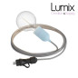 Lampe baladeuse à suspendre utilisable à l'extérieur - De 3 à 10 mètres de câble textile IP65 Lampe baladeuse à suspendre utilisable à l'extérieur - De 3 à 10 mètres de câble textile IP65