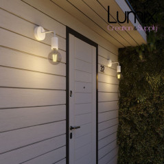Applique murale étanche IP65 - lampe fixe - Graphite