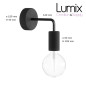 Applique murale étanche IP65 - lampe fixe - Blanche Applique murale étanche IP65 - lampe fixe - Blanche