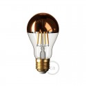 LED bulb Drop A60 Half Sphere Copper 7W E27 Dimmable 2700K