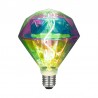 Ampoule LED Diamant filament courbe 3W E27 dimmable 2000K