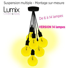 COMMANDE PRIVÉE - Suspension multiple 8 lampes - rosace Muuto