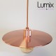 Suspension disque métal diamètre 30 cm couleur bronze