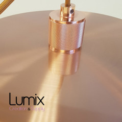 Suspension disque métal diamètre 30 cm couleur cuivre
