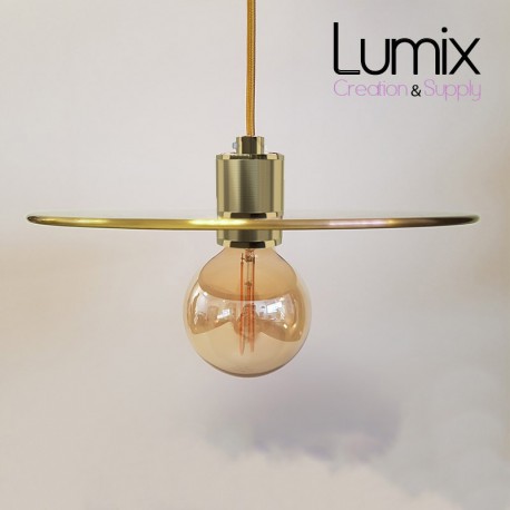 PRIVATE ORDER: Pendant light disc metal diameter 30 cm gold color