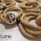 Suspension simple grosse corde en jute diamètre 30 mm - douille E27 Bakélite