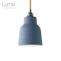 Suspension céramique forme vase en finition Bleu de Cobalt Suspension céramique forme vase en finition Bleu de Cobalt