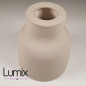 Suspension COPPA forme vase en céramique Gris Tourterelle fait main