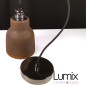 Suspension céramique COPPA forme vase peinte effet rouille Suspension céramique COPPA forme vase peinte effet rouille