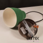 Suspension COPPA forme vase en céramique finition vert feuille Suspension COPPA forme vase en céramique finition vert feuille