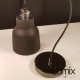 Suspension COPPA forme vase en céramique peinte en Noir